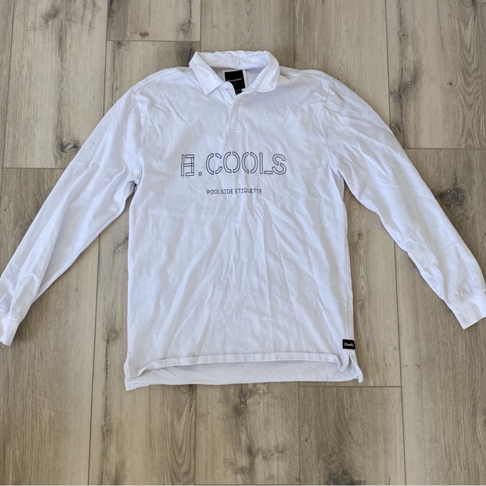 Barney Cools White Long Sleeve Shirt